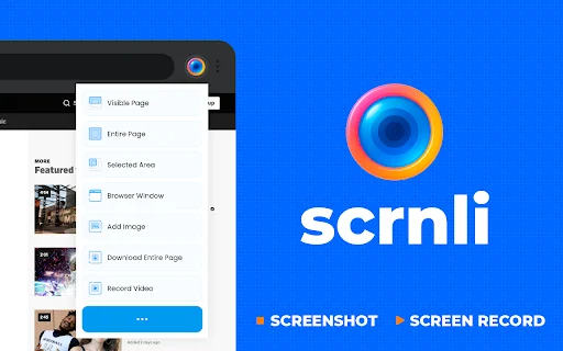Scrnli Screen Recorder para sa Chrome – Libreng Screenshot at Video - Screenshot 1