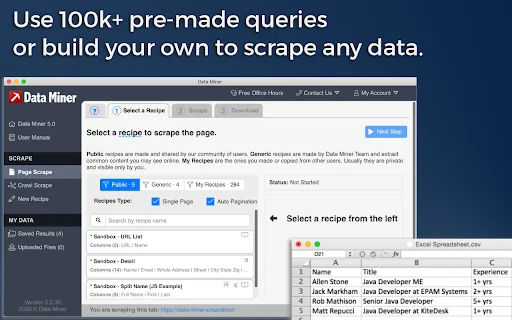 Data Scraper – I-download ang Pinakamahusay na Web Scraping Tool - Screenshot 2
