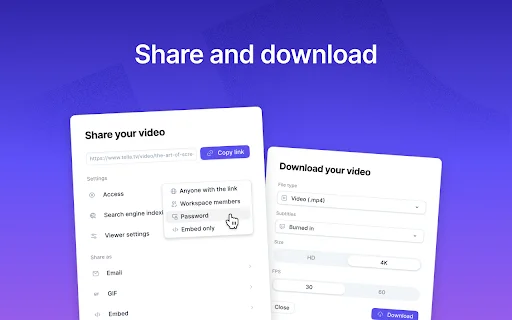 Tella: Pinakamahusay na Screen Recorder na may AI Video Editing - Screenshot 7