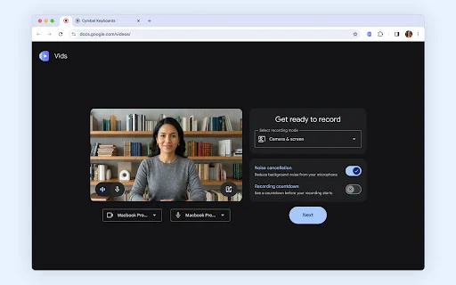 I-download ang Google Vids Screen Recorder – Mabilis na Video Capture - Screenshot 1