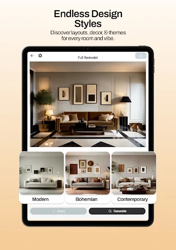 Remodel AI – Pinakamahusay na AI Interior at Exterior Design App - Screenshot 21
