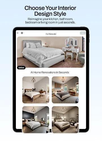 Remodel AI – Pinakamahusay na AI Interior at Exterior Design App - Screenshot 18