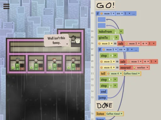 I-download ang 7 Billion Humans – Logic Puzzle Game para sa Android - Screenshot 13