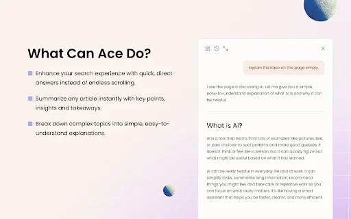 I-download ang Ace AI Assistant – Matalinong AI Search Tool - Screenshot 2