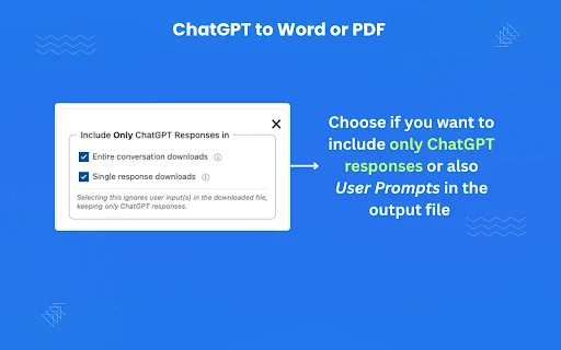 I-download ang ChatGPT to Word o PDF – Mabilis na Export Tool - Screenshot 4