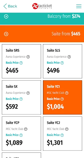 I-download ang Taoticket App – Pinakamahusay na Cruise Deals Online - Screenshot 10